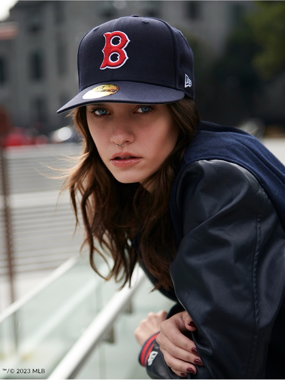 Boston Red Sox Navy '47 Franchi­se Fitted Cap
